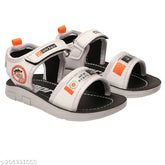 Synthetic white sandals for toddlers (2-2.5 years, 4.5-5 years), made in India
